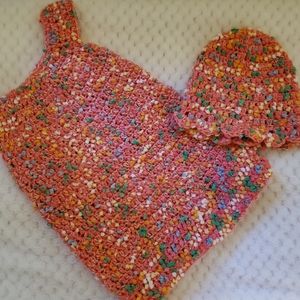 Crochet baby dress